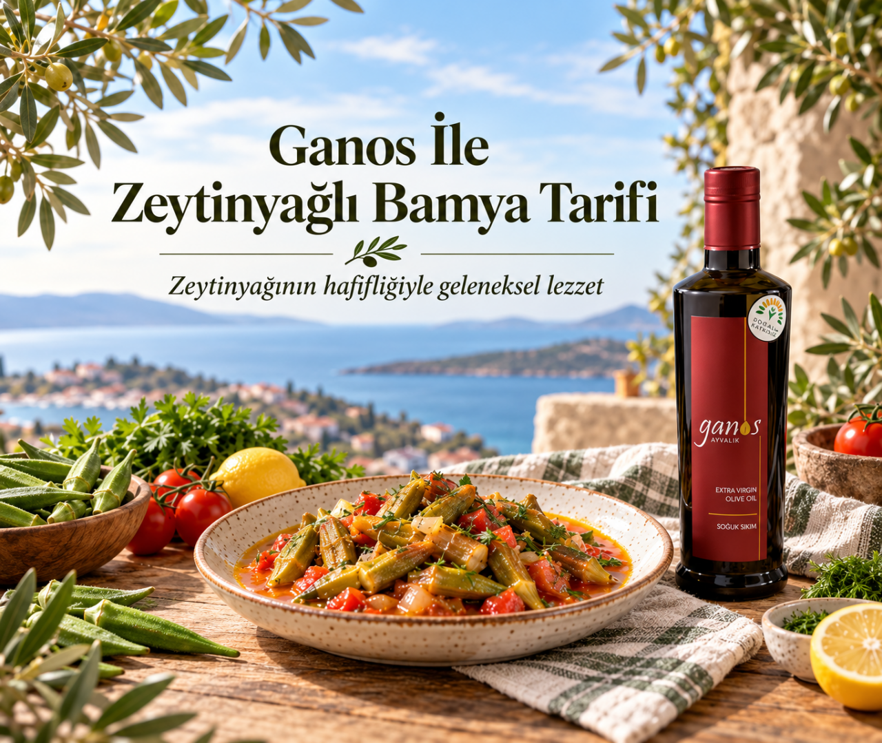 Ganos İle Zeytinyağlı Bamya Tarifi