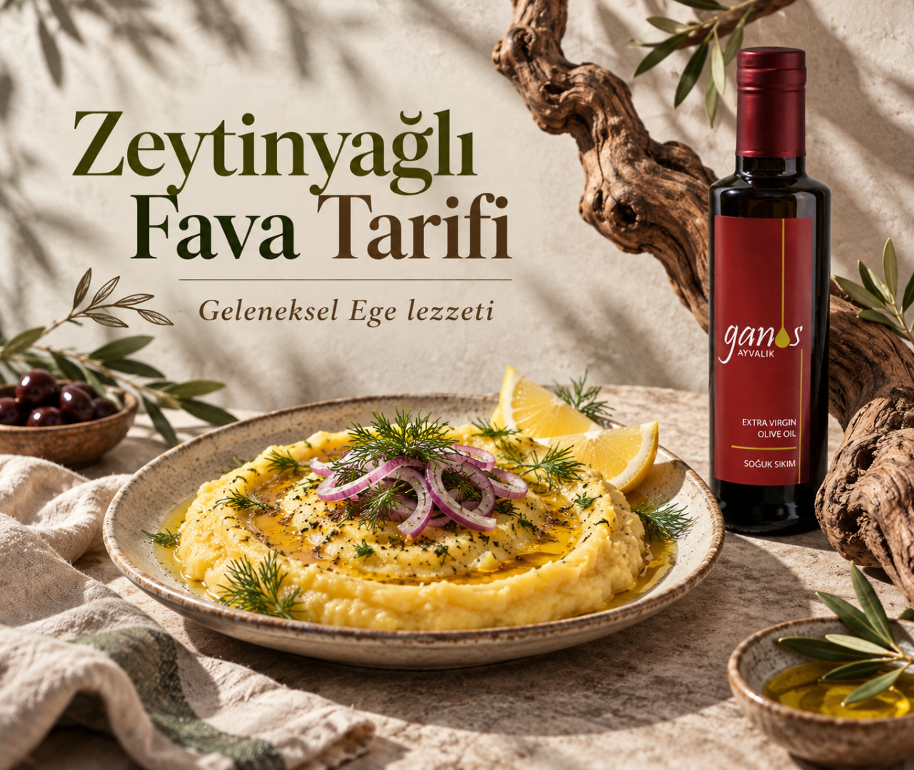 Zeytinyağlı Fava Tarifi