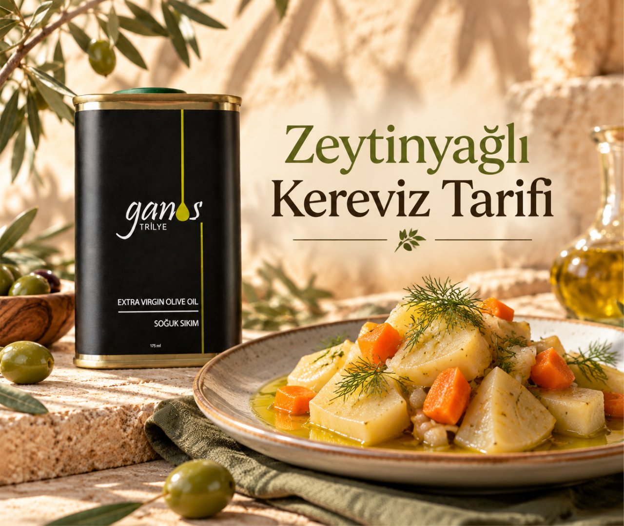 Zeytinyağlı Kereviz Tarifi