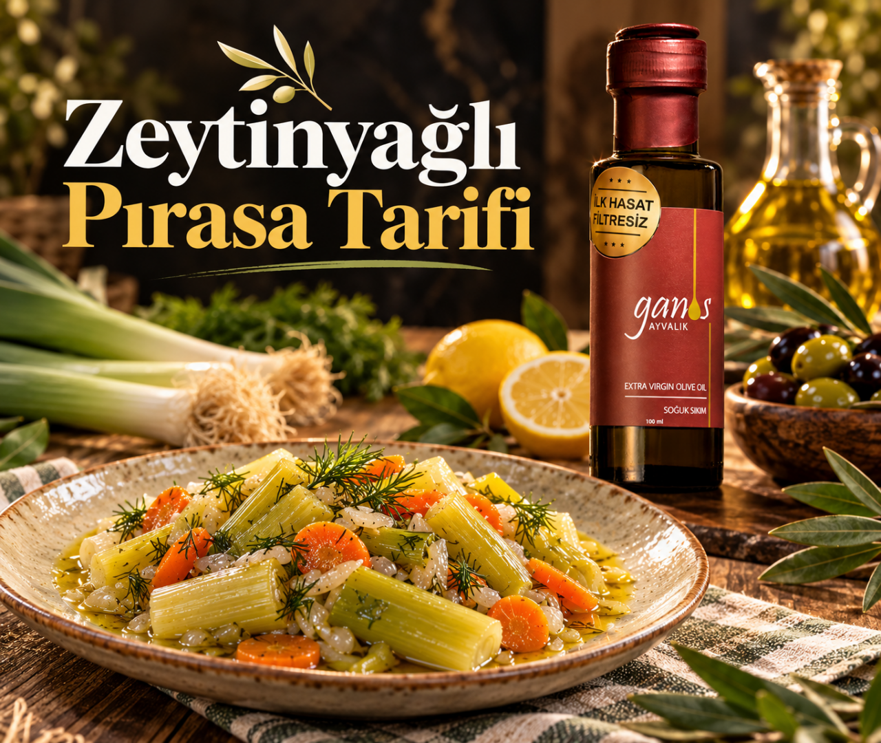 Zeytinyağlı Pırasa Tarifi